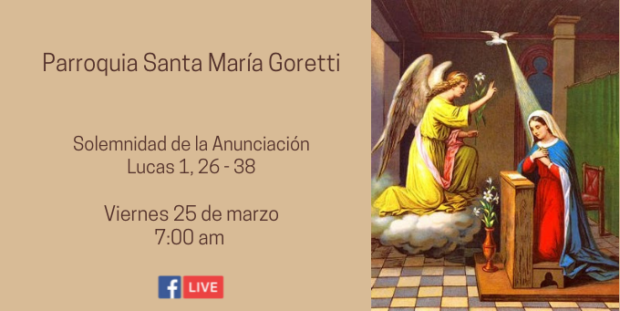 Anunciación Marzo 2022