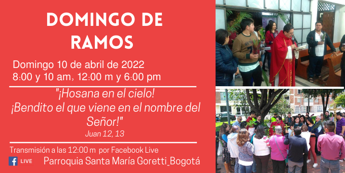 Domingo de Ramos 6:00 pm