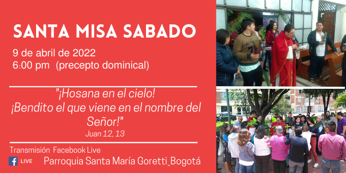 Sábado 9 abril-Precepto Dominical