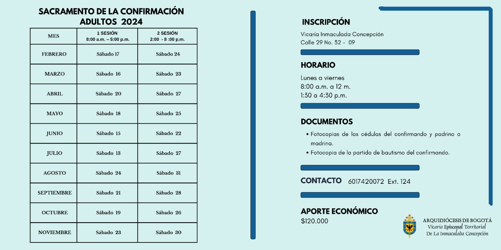 FECHAS AÑO 2024