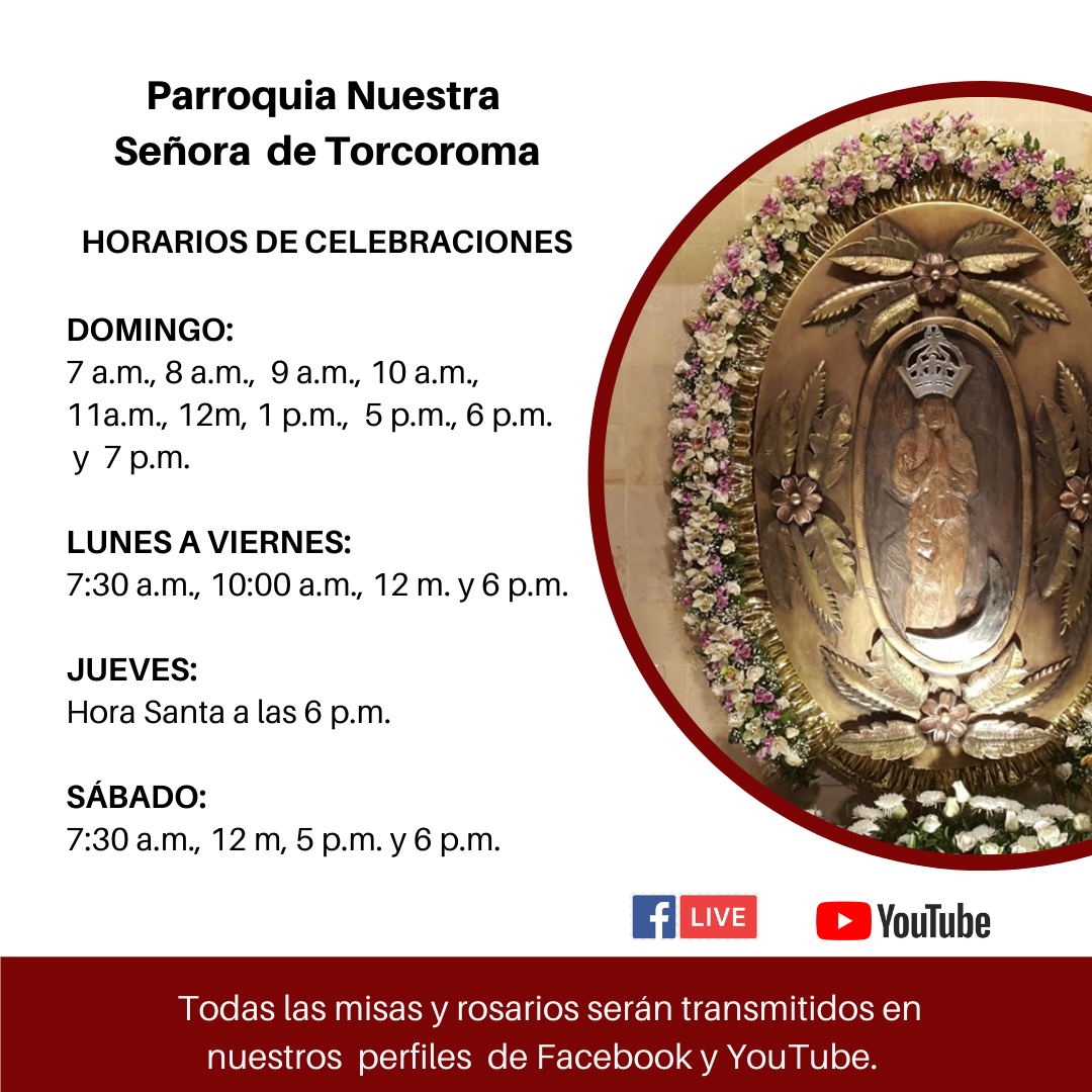 Horario misas Torcoroma