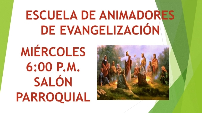 Invitación Escuela Evangelización 